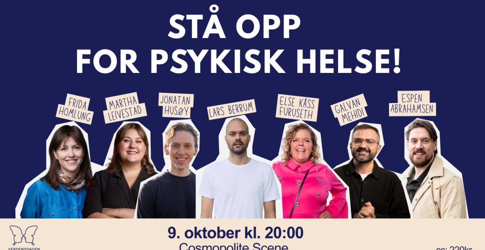 Stå opp for psykisk helse!
